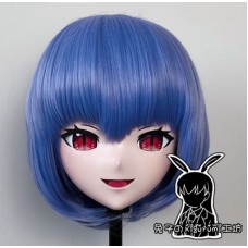 (RB347)Customize Full Head Quality Handmade Female/Girl Resin Japanese Anime Cartoon Character Kig Cosplay Kigurumi Mask